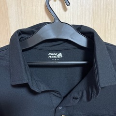 【売れました】新品未使用タグ付き黒ポロシャツLの画像