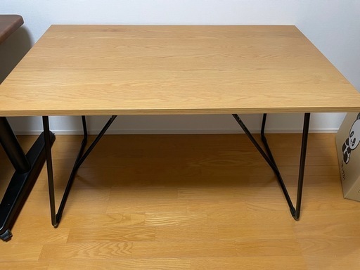 【美品】無印良品　木製折りたたみテーブル
