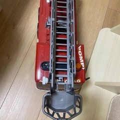 消防車　大きなおもちゃの画像