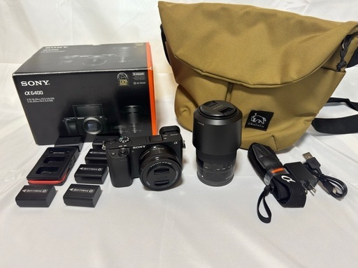 a6400ダブルズームレンズキット SONY α6400 ダブルズームレンズキット