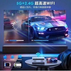 プロジェクター 15000LM高輝 Bluetooth5.3 1080P 4Kの画像