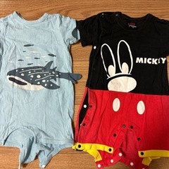 ベビー80cm 半袖ロンパース