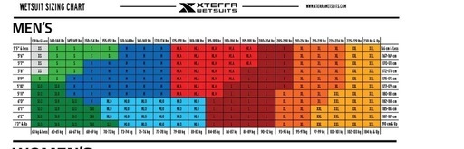 Xterra Voltex ウェットスーツ　ML