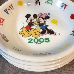 ディズニーカレー皿4枚セットの画像