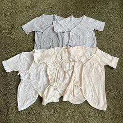 【USED】コンビ短肌着　50-60㎝　5点セット★