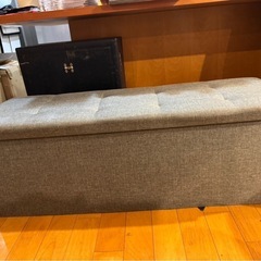 収納スツール(大と中 2点)の画像