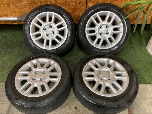 185/60R15サマータイヤ?⭐️モデューロホンダ純正アルミ⭐️?15×5J IN50 4H×100⭐️ご不要なアルミお買取させて頂