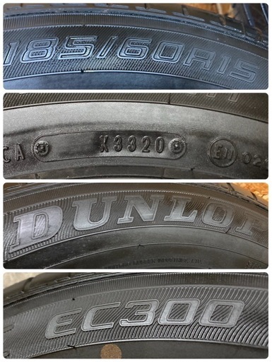 185/60R15サマータイヤ?⭐️モデューロホンダ純正アルミ⭐️?15×5J IN50 4H×100⭐️ご不要なアルミお買取させて頂