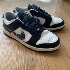 Nike Dunk low paisley black 黒