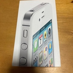 iPhone 4sホワイト 空箱