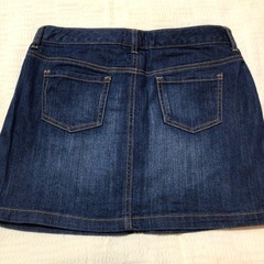 オールドネイビーデニムミニスカートの画像
