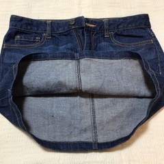 オールドネイビーデニムミニスカートの画像