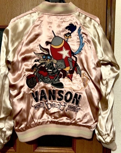 【超美品】VANSON スカジャン ルーニー・テューンズ刺繍 リバーシブル