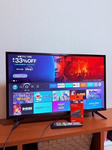 32型 ハイビジョン液晶テレビ ファイアスティックセット