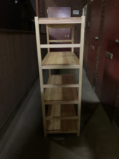 無印良品　パイン材　棚4段