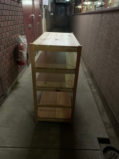 無印良品　パイン材　4段