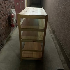 無印良品　パイン材　4段の画像
