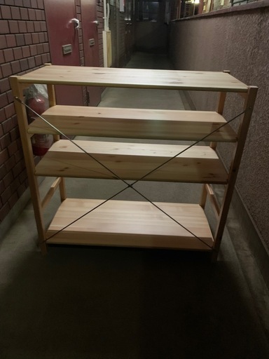 無印良品　パイン材　4段