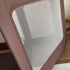 【美品】おくだけとおせんぼ スマートワイド ベビーゲート ブラウン
の画像