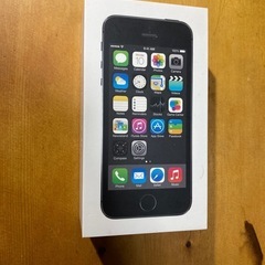 iPhone 5s Space Gray 空箱