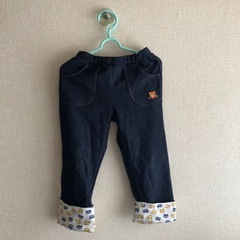 【お取引終了】長袖Tシャツ2枚、ズボン1枚（ミキハウス、110cm）の画像