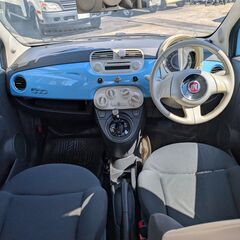 フィアット FIAT 500 ツインエアポップ 900cc ターボ 5AT H23年 予備検渡しの画像