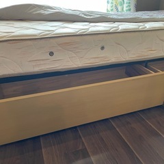 シングルベッドと2人用ソファ譲りますの画像