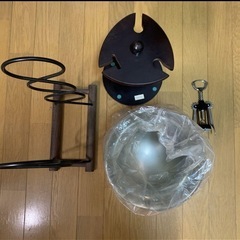 ラッキーウッド　ワインクーラーグラスセット売り