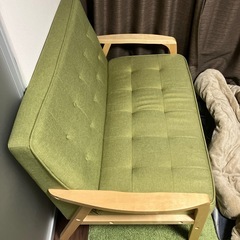ソファ グリーン の画像