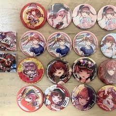 ホロライブ 宝鐘マリン マリン船長 オンリー缶バッジ まとめ売り