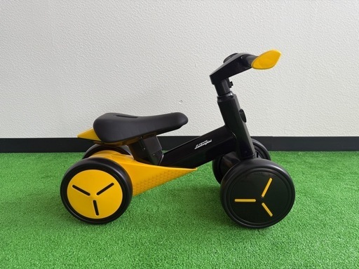 未使用 Lamborghini バランスバイク\u0026トライク ブラック・イエロ ギフト箱付き