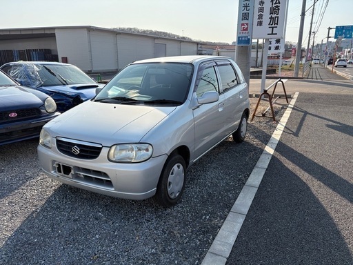 スズキアルトha23s 5ドア車検2年付き (カーリペイントもみじ) 足利の 