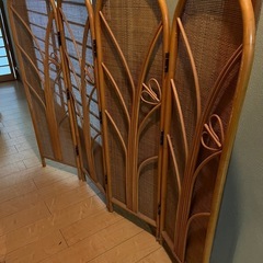 木製のパーテーション