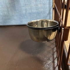 ◆ステンレス◆サークル用 ハンガー食器◆犬の画像
