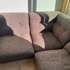 ニトリ ローソファー3点セットの画像