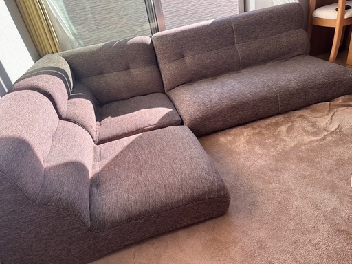 ニトリ ローソファー3点セット