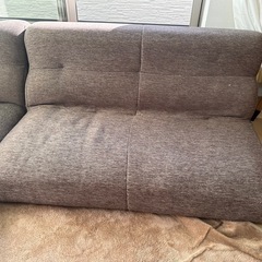 ニトリ ローソファー3点セットの画像