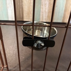 ◆ステンレス◆サークル用 ハンガー食器◆犬の画像