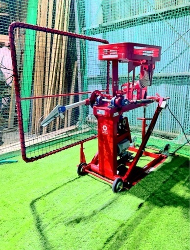 【取引完了】バッティングマシン　打撃マシン　マシン　アーム式　硬式　軟式　１４０km マシン　打撃練習　引取限定