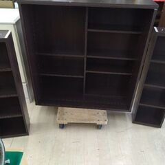 多目的　スライド本棚　カラーボックス　キャビネット　本棚　CD　ビデオラックの画像