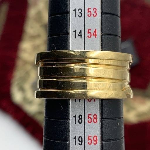 K18 ビーゼロワンモチーフ　リング　ダイヤ0.1ct 9.4g 約16号