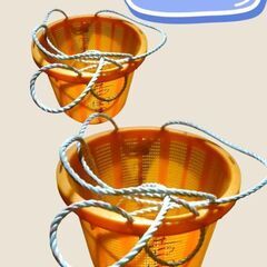 《引取限定》果物収穫カゴ 2個set