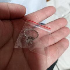 j→→→m43-4/ブリリアントカットダイヤモンドＣＺスクエアデザインリングRDXの画像