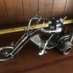 金属製バイクモデルの画像