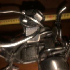 金属製バイクモデルの画像