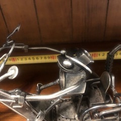 金属製バイクモデルの画像