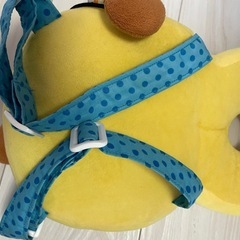 ミツバチ型セーフティグッズ　転倒時、後頭部ごっつん防止　頭背中を守る　ゴロン安心の画像