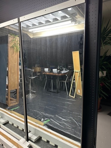 大きなミラー4枚セット　ダンススタジオやプライベートジム