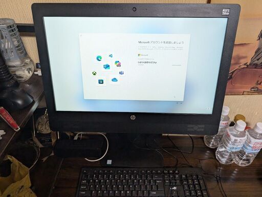 エイチピー 一体型PC 600G3/21.5型/Win 11 Pro/MS Office H&B 2019/Core i3-7100/wajunのWIFI/Bluetooth/DVD/4GB/256GB SSD