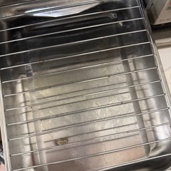 【明日まで】2口ガスコンロ　ガステーブル　魚焼きグリル付きの画像